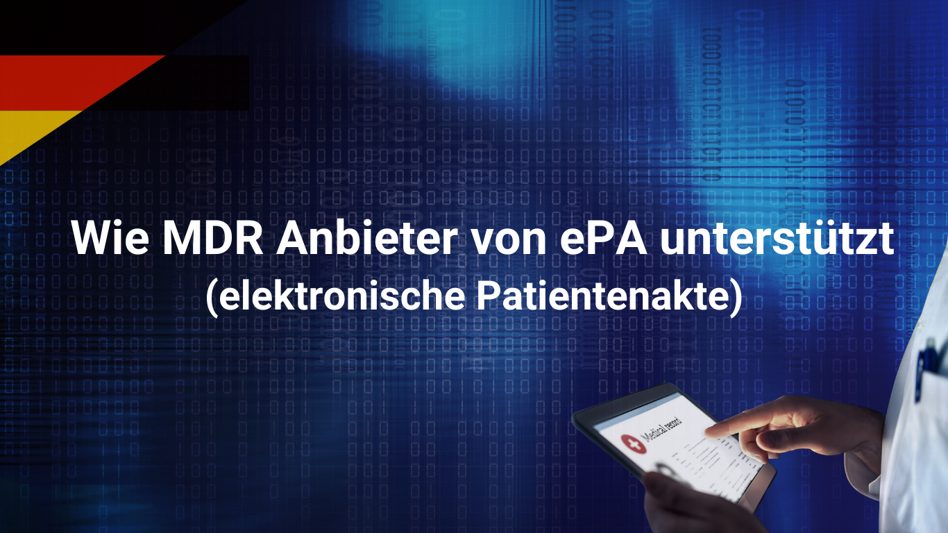 Schutz der Daten elektronischer Gesundheitsakten mit MDR